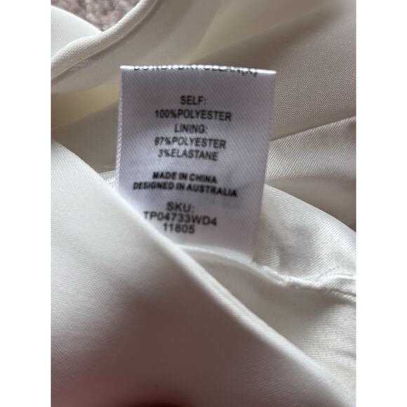 Meshki White Corset L Bustier Top NWT Going Out Feminine Coquette Flirty - Picture 7 of 11